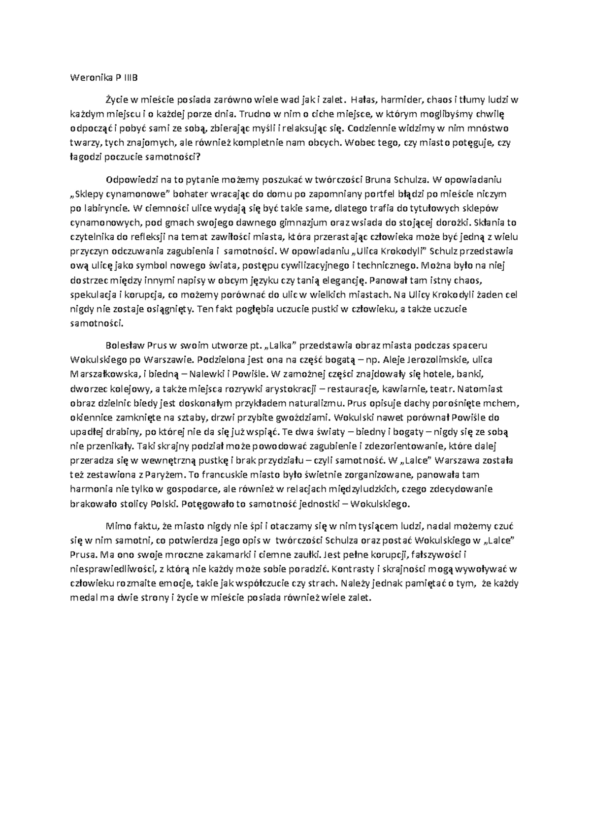 Tematy rozprawek maturalnych z języka polskiego 2024 - Przykłady - Studocu