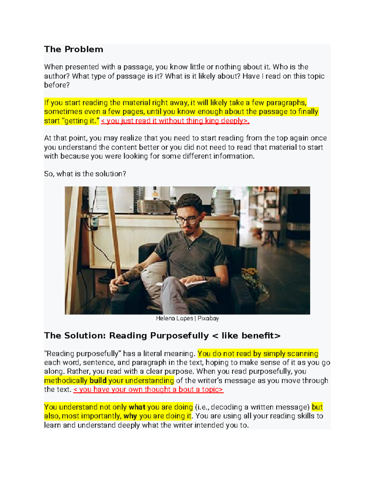 Reading Purposefully: Strategies for Effective Comprehension - Studocu
