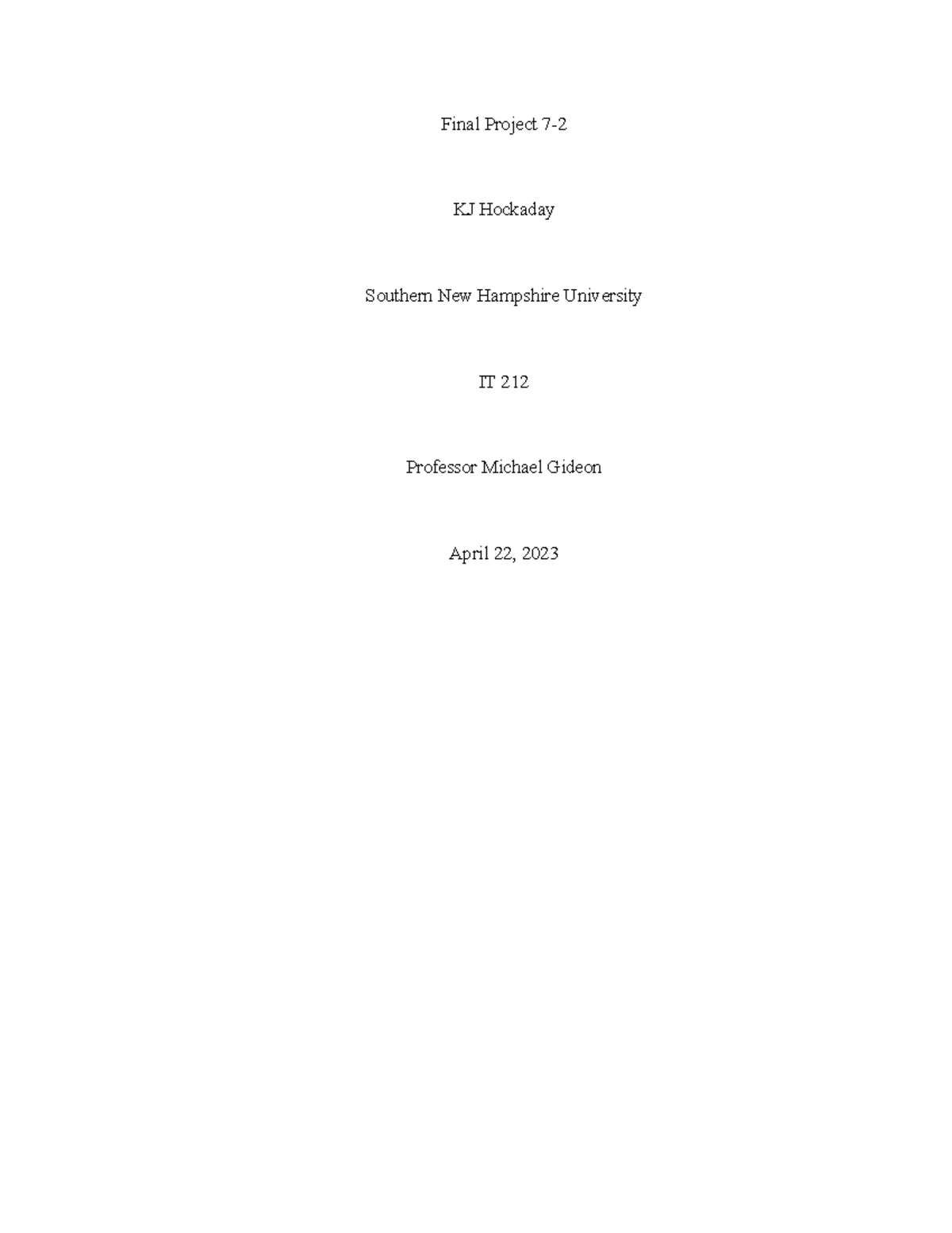 IT 212 Final Project: Network Infrastructure Setup Report - Studocu