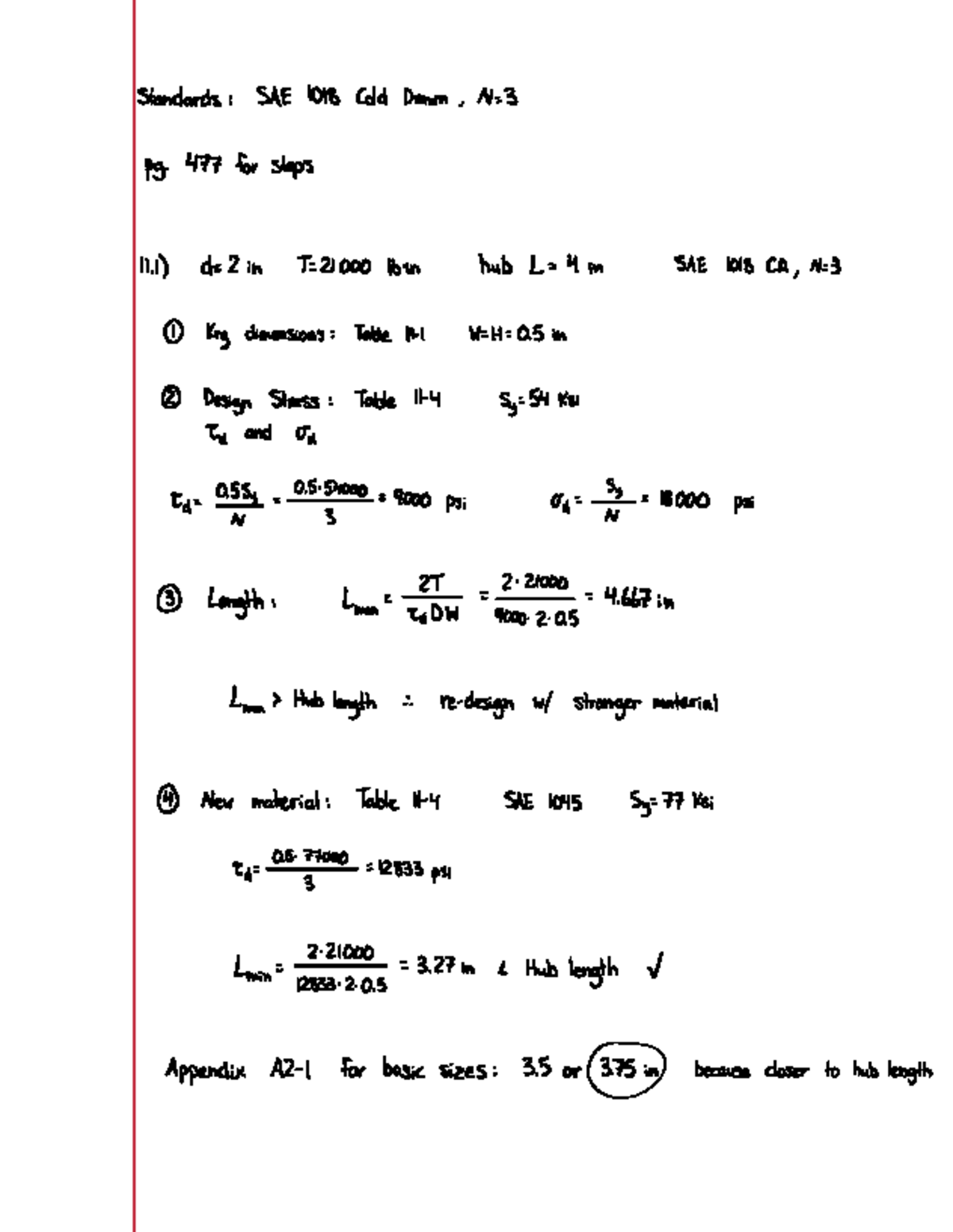 SAE Standards for Cold Drawn Materials: Key Design Steps (344 Tut 7 ...