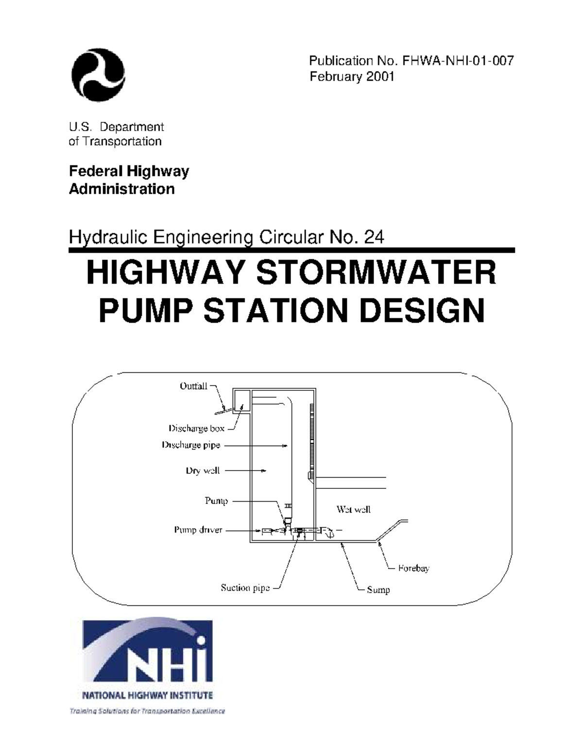 Highway Stormwater Pump Station Design - Hydraulic Engineering Circular ...