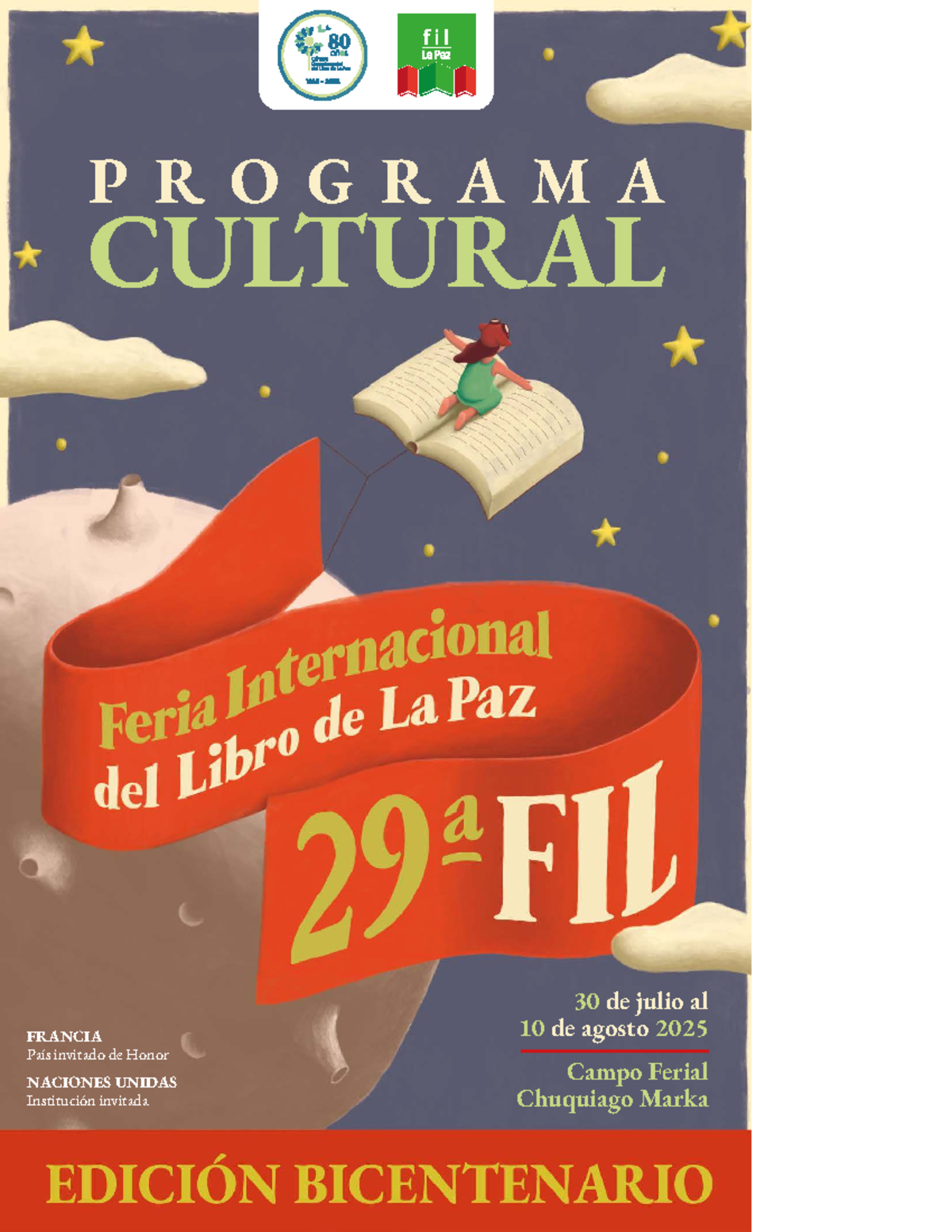 29ª Feria Internacional del Libro de La Paz 2025: Programa Cultural ...