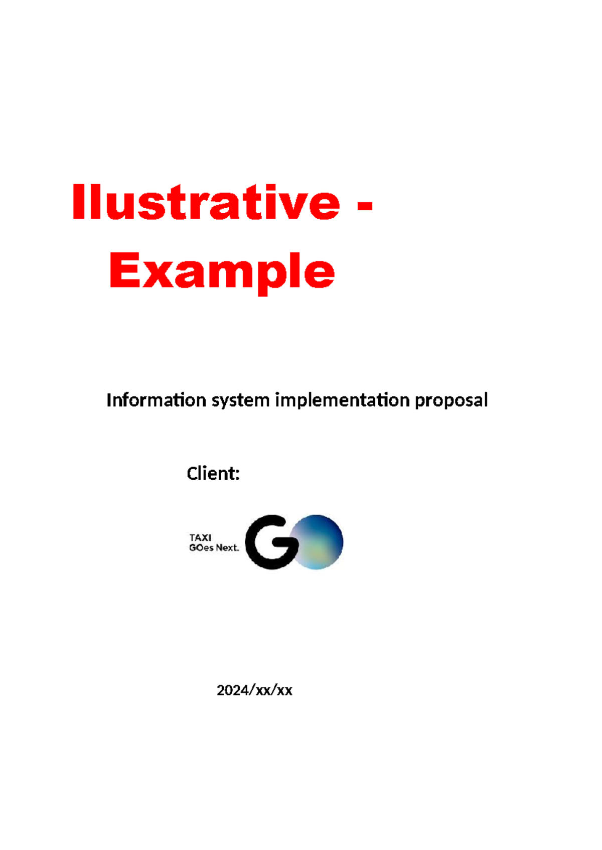 3. [ Template] Project Proposal - Information system implementation ...