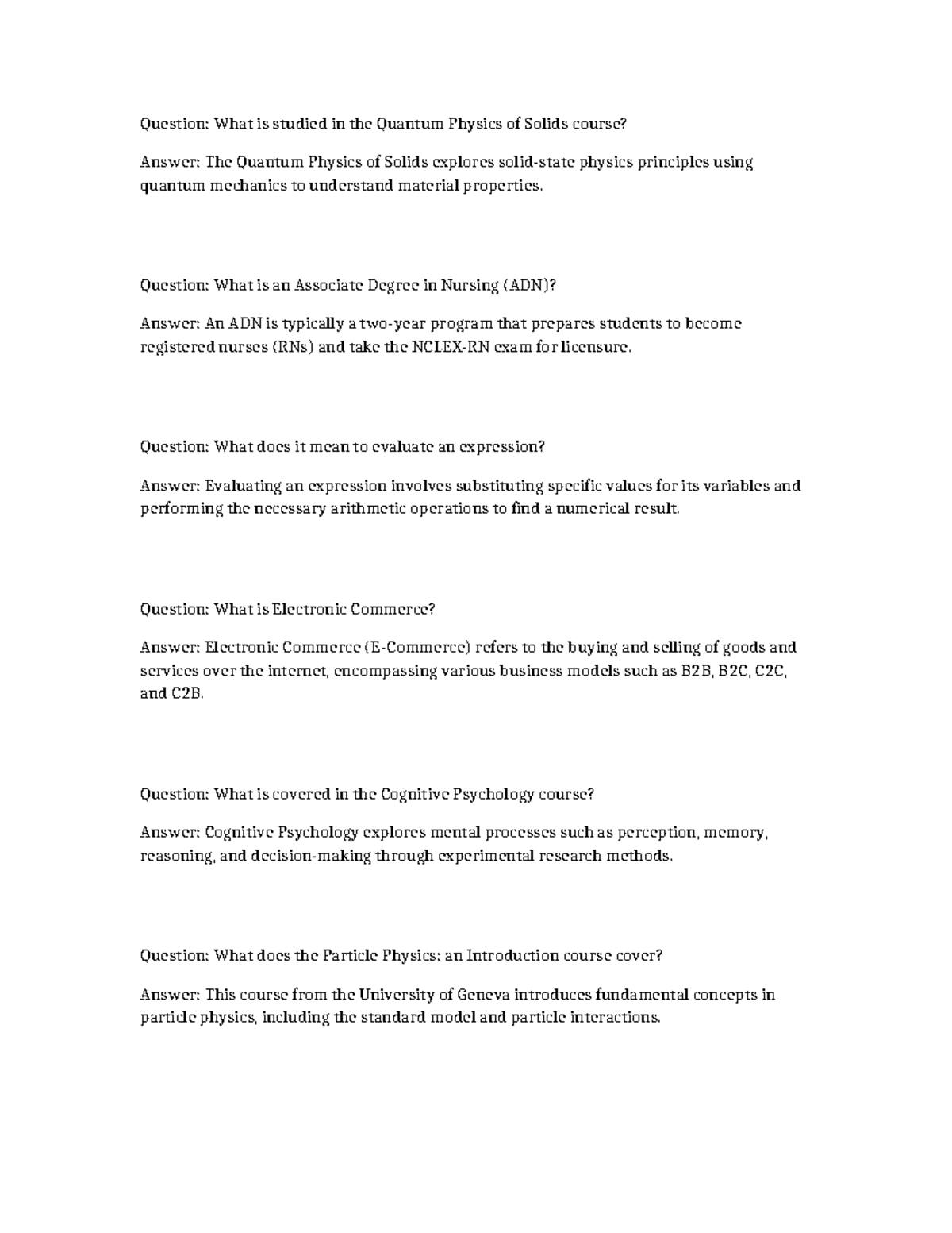 Delightedly unciferous swat - Question: What is studied in the Quantum ...