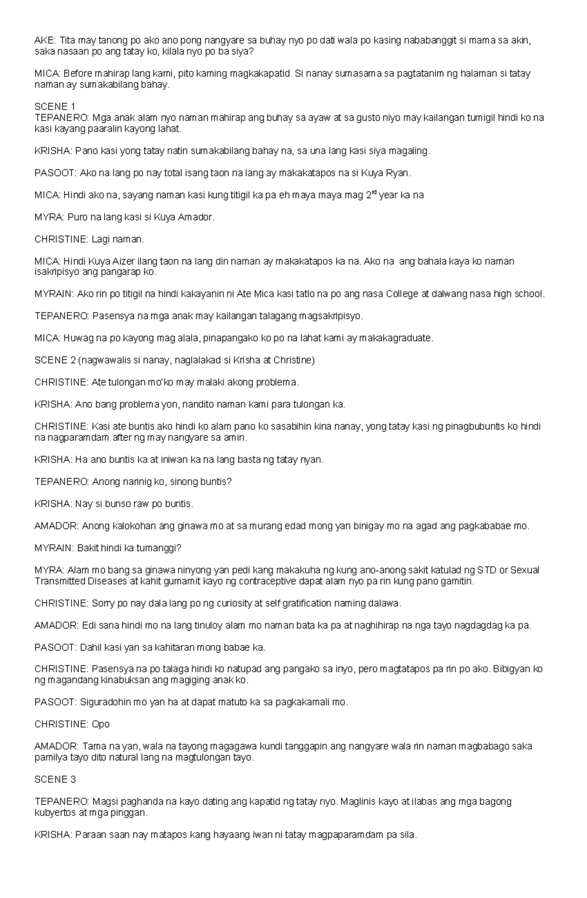UTS Script Final - ACADS Notes for Effective Review - Studocu