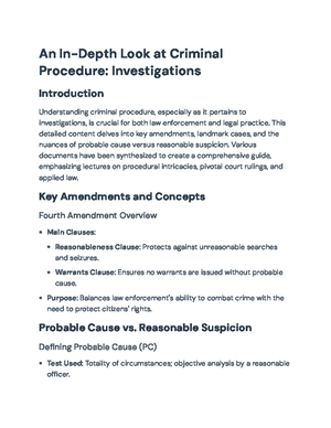 Comprehensive Guide to Fourth Amendment Protections and Exceptions ...