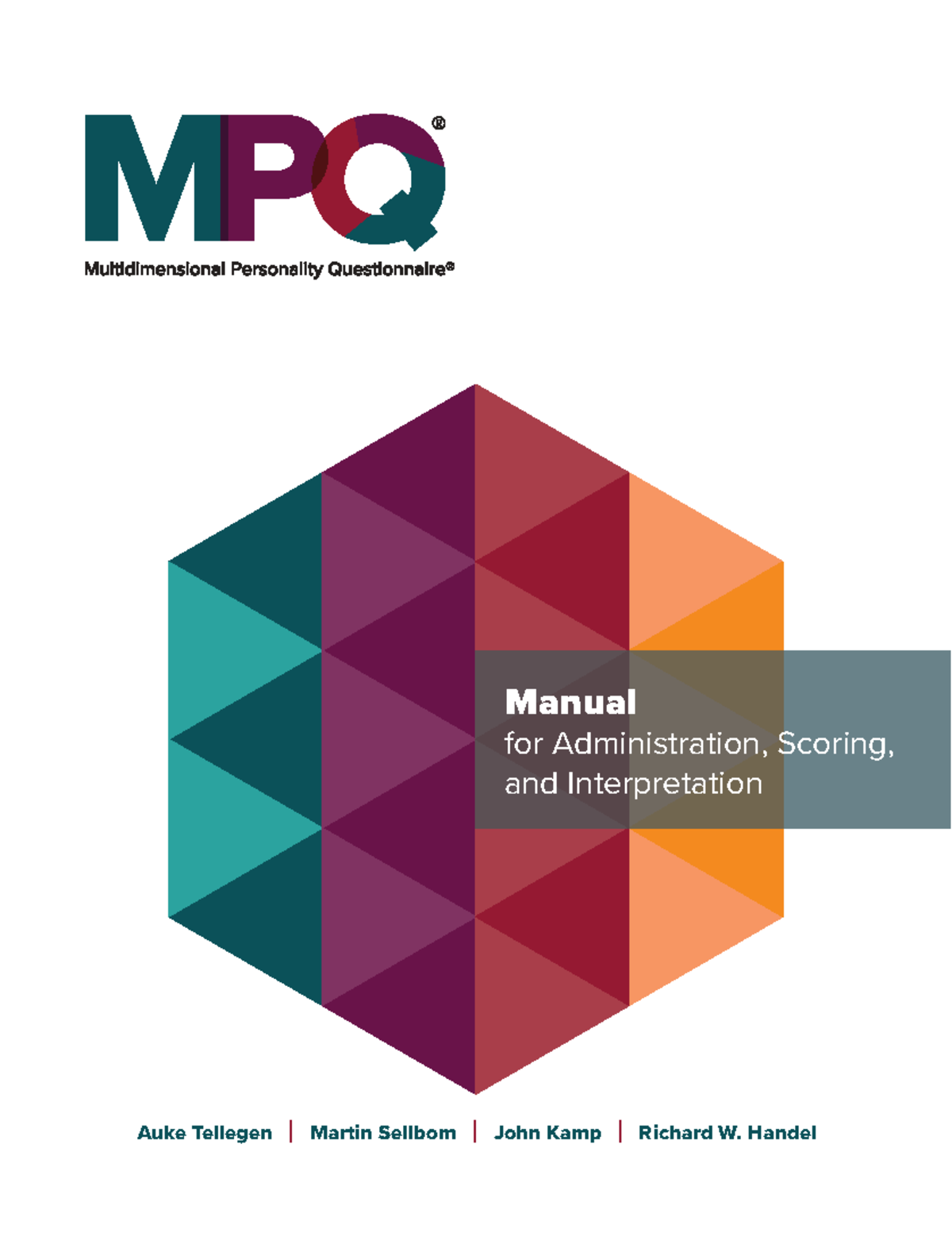 Mpq-manual-ch1-2 - Mpq questionnaire - Auke Tellegen | Martin Sellbom ...