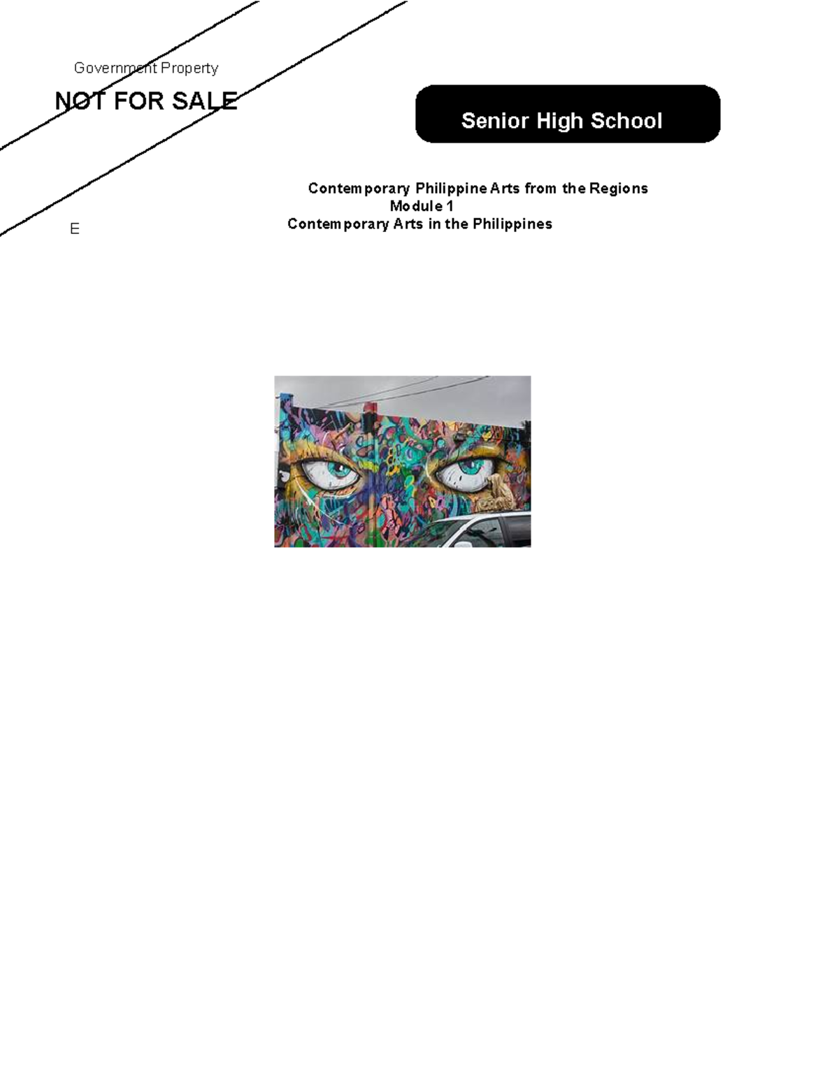 Module 1 CPAR Q3 - Exploring Contemporary Arts in the Philippines - Studocu