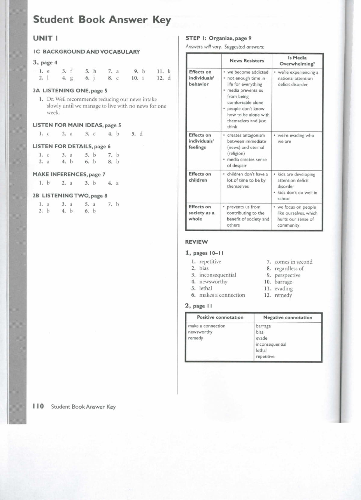 326413022 Northstar 4 Teacher's Manual - Student Answers Key - Studocu
