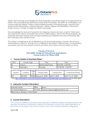 CSCI 4080 W25: Syllabus for Design for Educational Applications Course ...