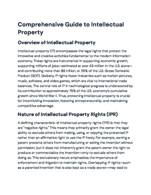 Intellectual Property - Study Notes & Assignments - Studocu