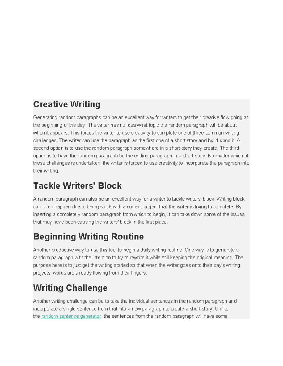 Creative Writing Techniques: Overcoming Writer's Block & Inspiration ...