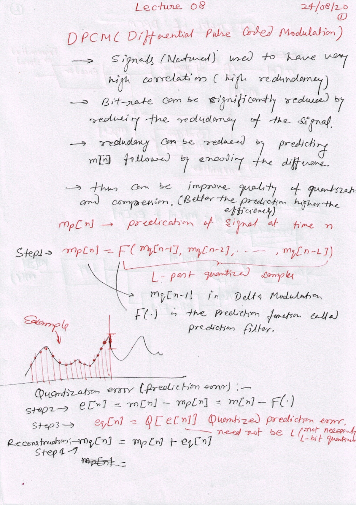 ECE 8 - Lecture 08: Differential Pulse Code Modulation (DPCMC ...