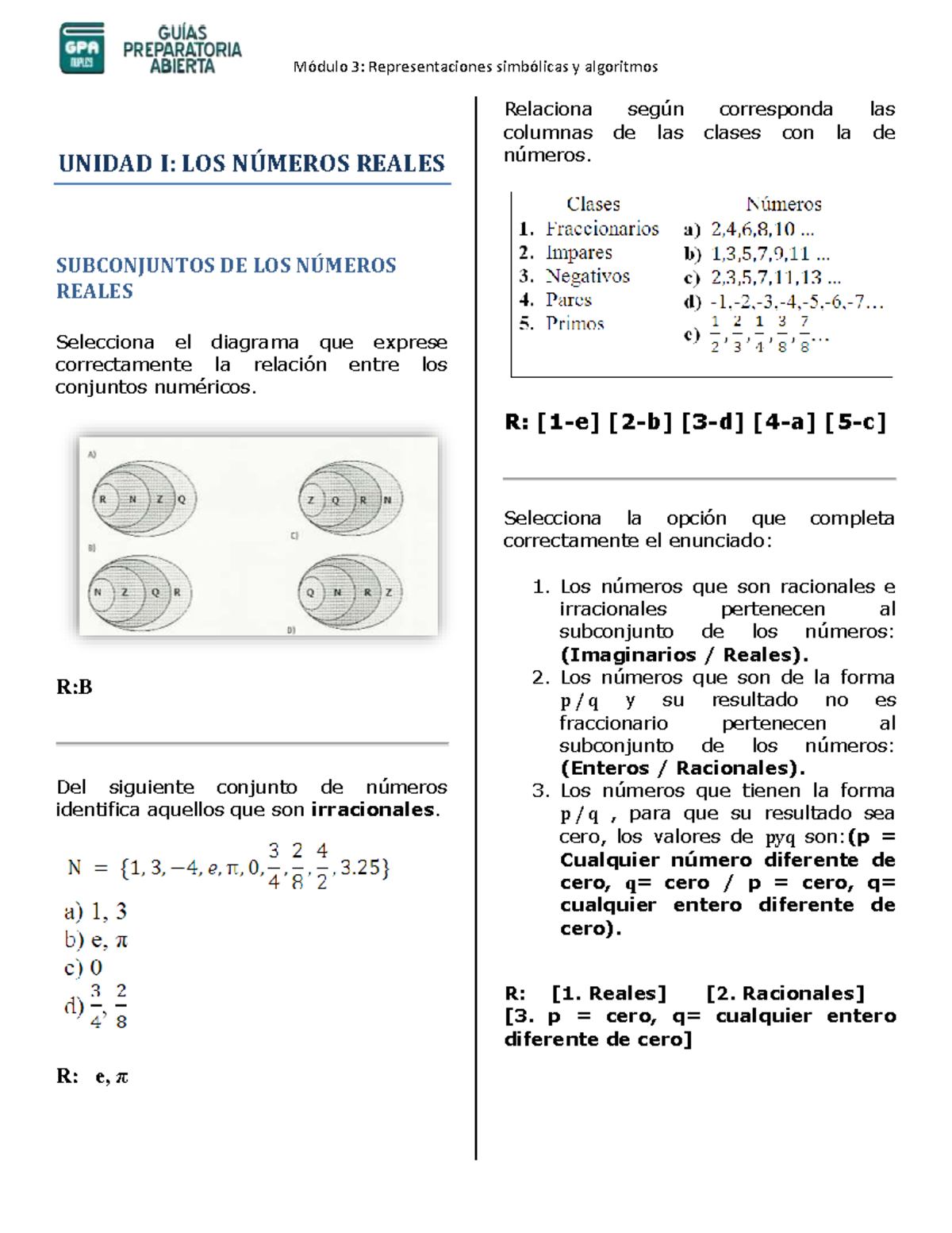 Módulo 3: Representaciones Simbólicas y Algoritmos - Prepa Abierta ...