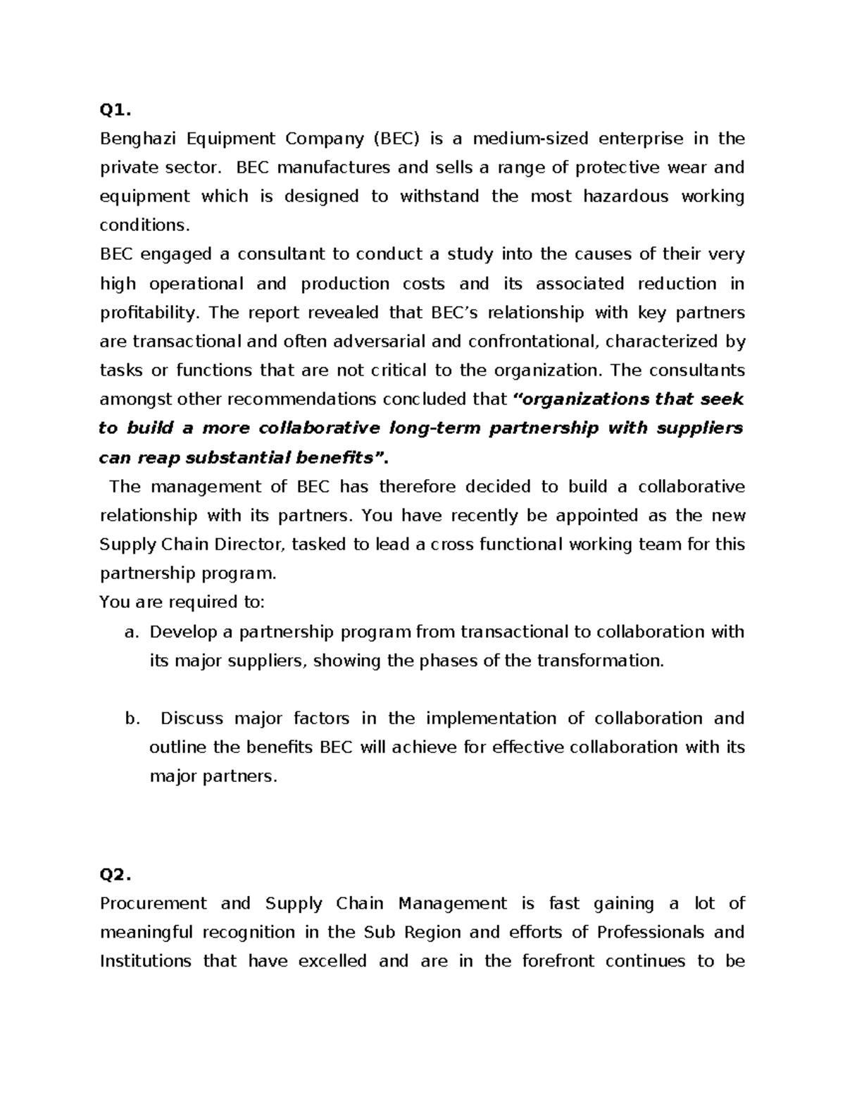 Supply Chain Management Strategies: Enhancing Collaboration & Value ...