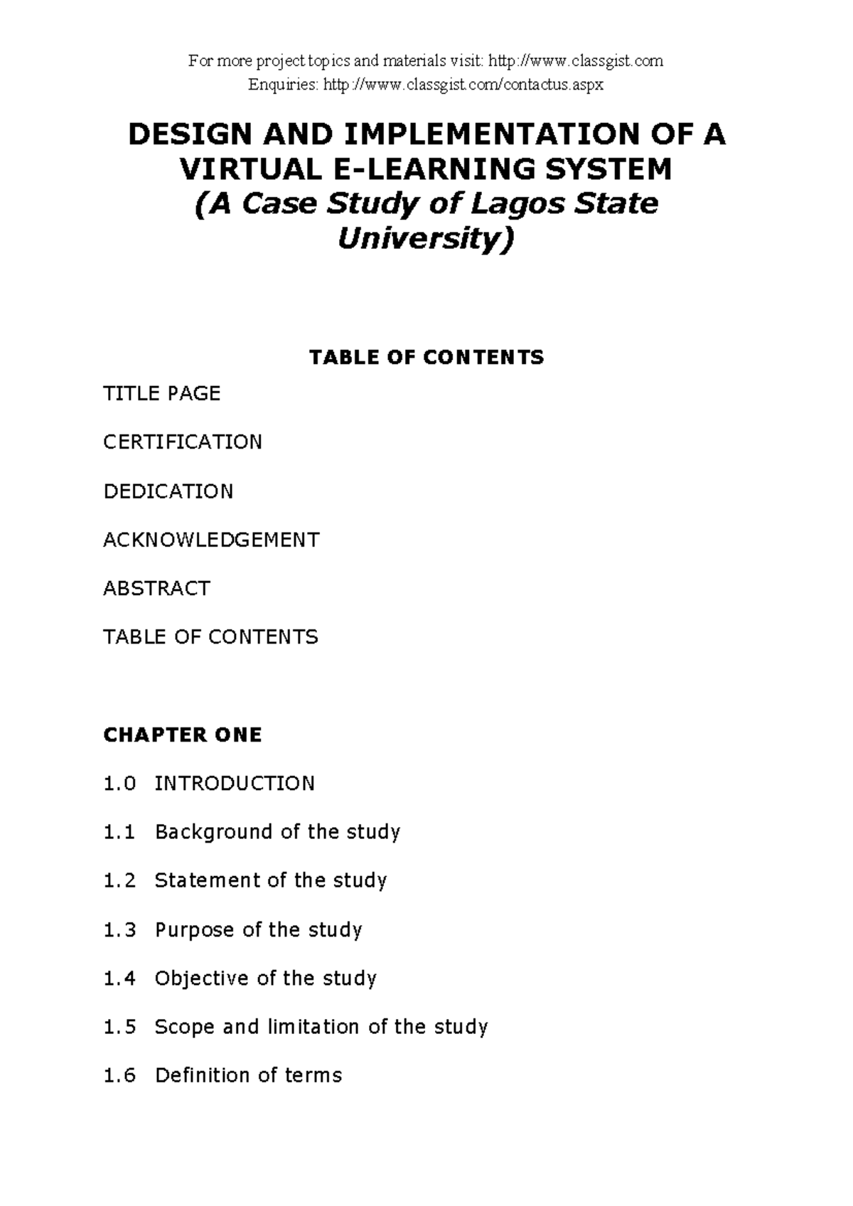 Design & Implementation of a Virtual E-Learning System - Case Study ...