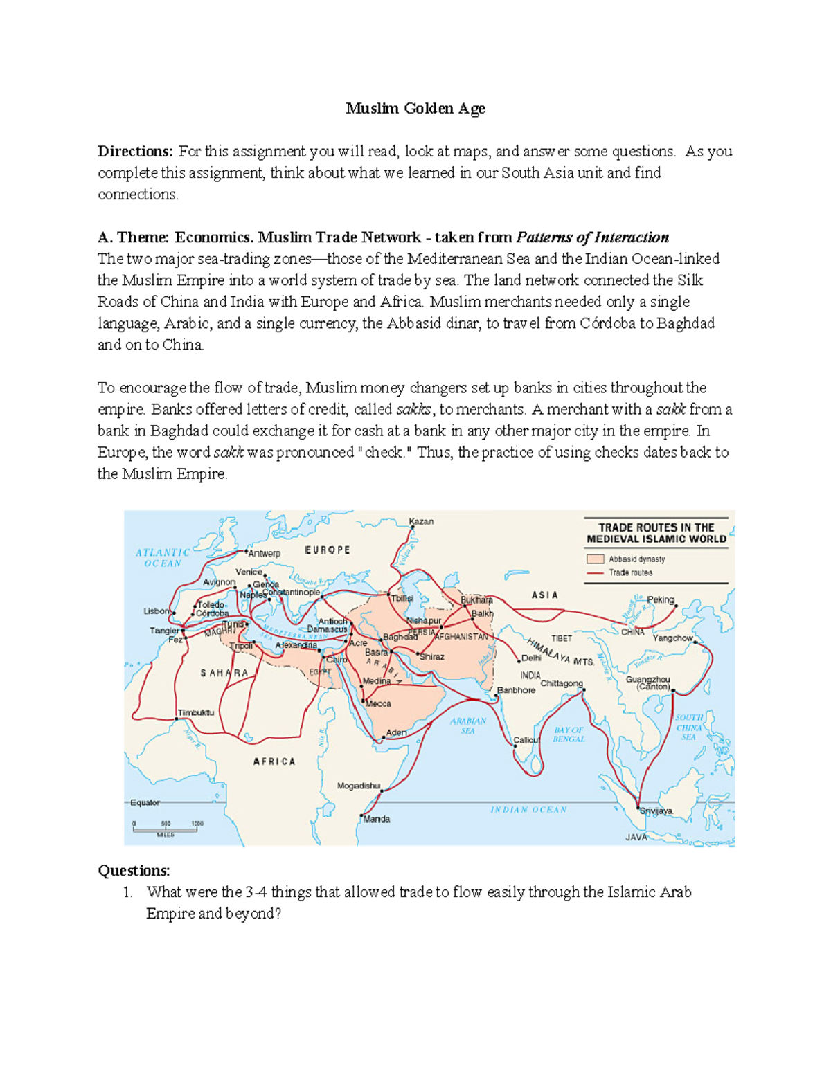 Muslim Golden Age Insights: Trade, Science & Technology Connections KE ...