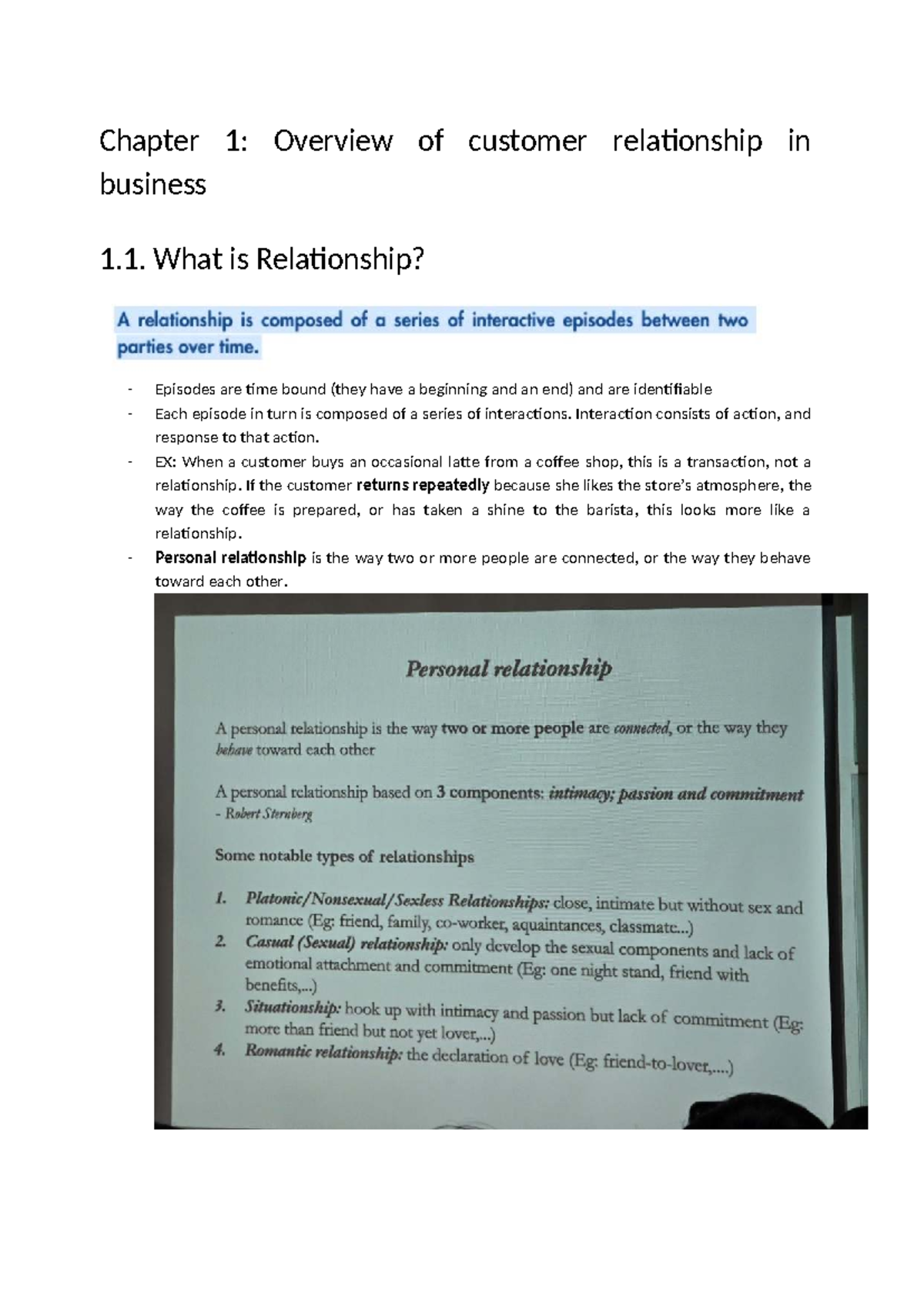 Customer Relationship Management (CRM) - Chapter 1 Overview - Studocu