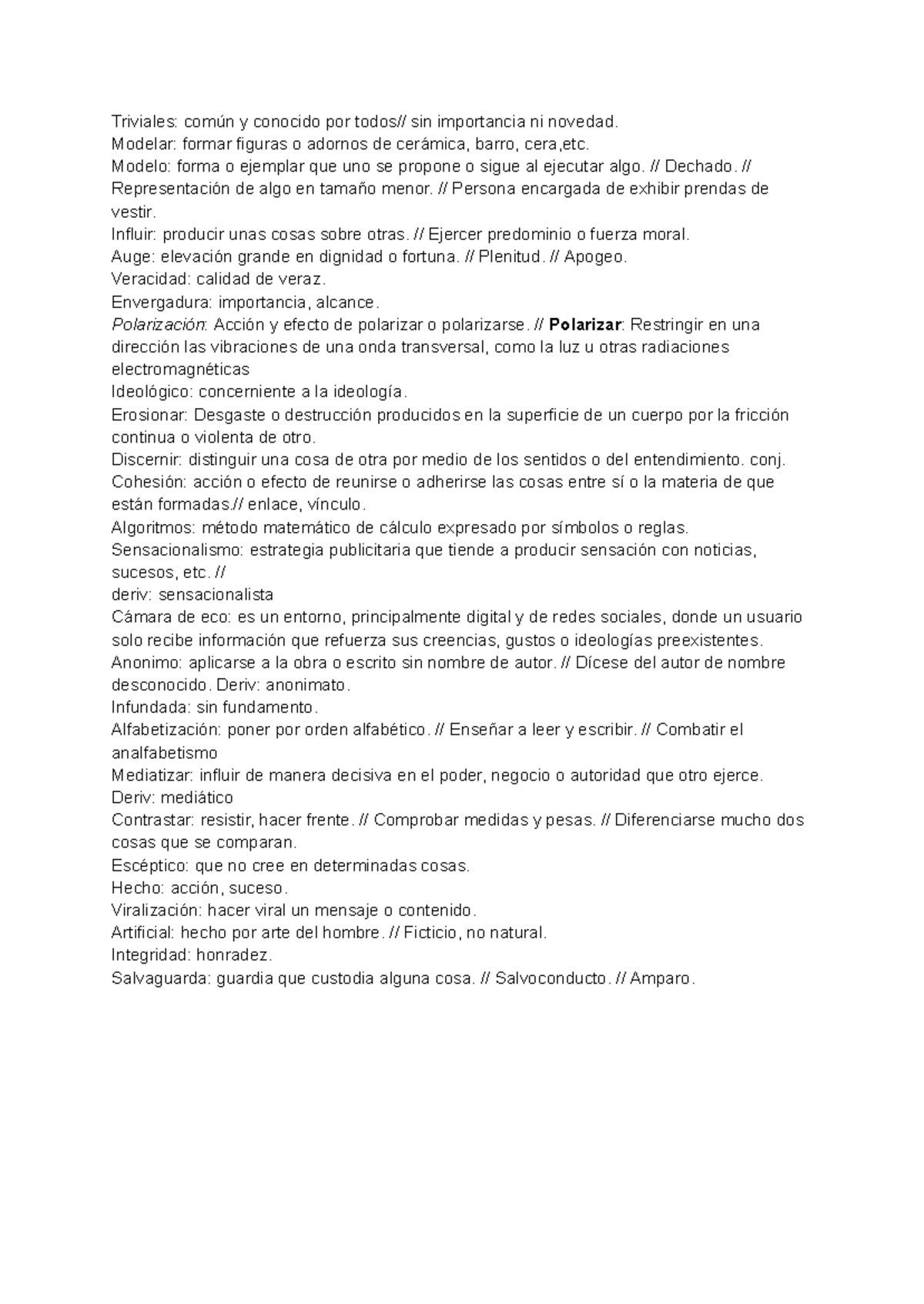 Glosario de Términos: Conceptos Clave en el Estudio de la Comunicación ...