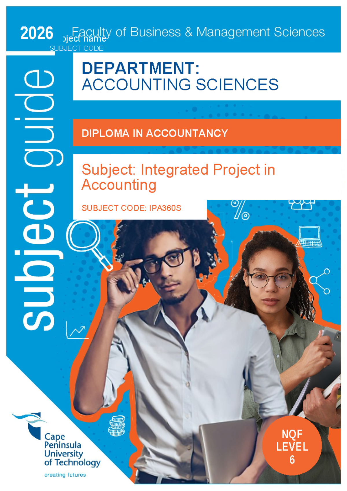 Integrated Project in Accounting IPA360S Subject Guide 2026 - Studocu