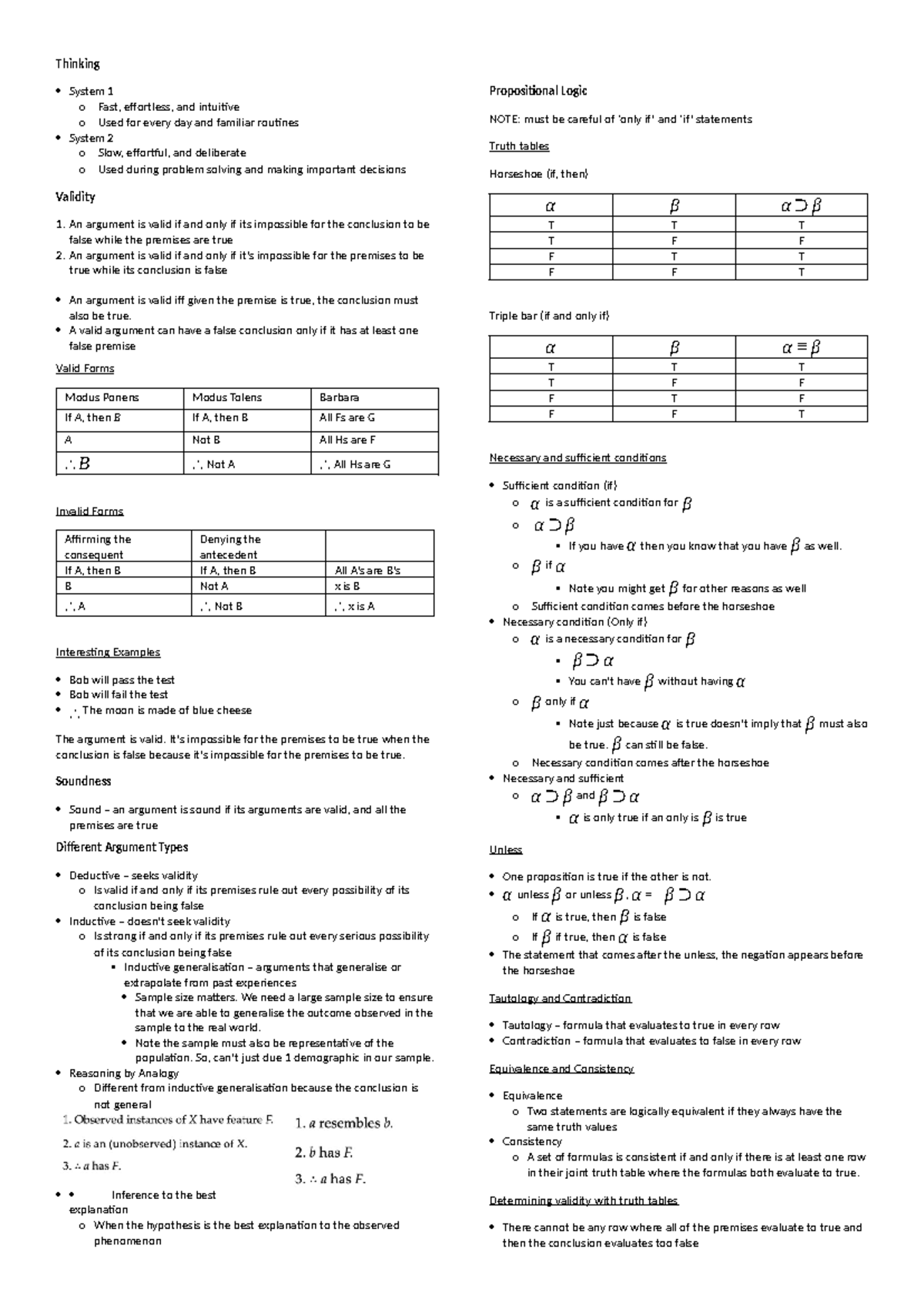Critical Thinking Notes - Thinking System 1 o Fast, effortless, and ...