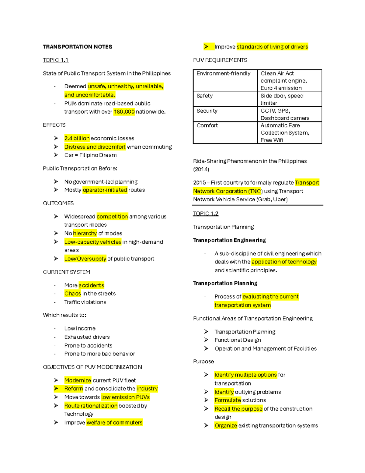 Transportation Notes: PUV Requirements & Planning in the Philippines ...