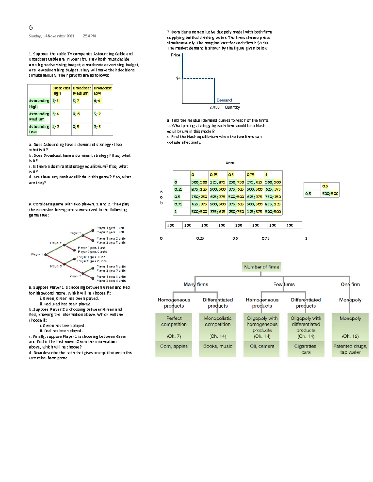 ECO 101: Principles of Economics - Tutorial 6 Analysis and Strategies ...