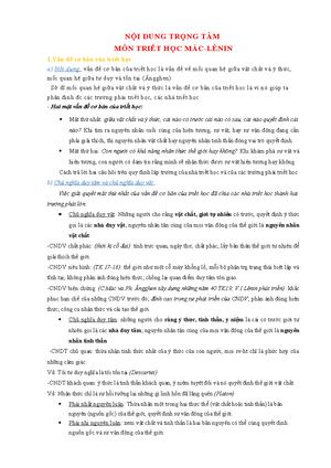 [Solved] Ni dung nguyn l v mi lin h ph bin v nguyn l v s pht trin ngha ...
