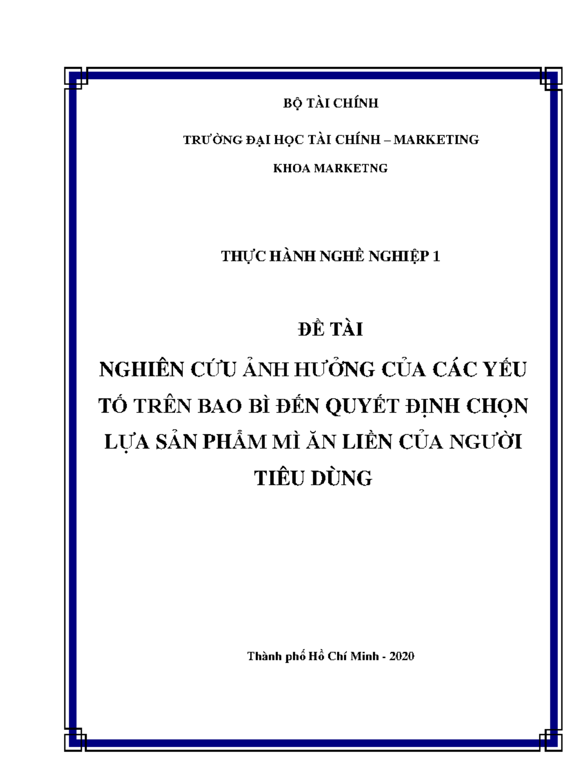 Nghien cu nh hng ca bao bi dn quy - BÞ TÀI CHÍNH TR ̄ÞNG ¾I HÞC TÀI ...