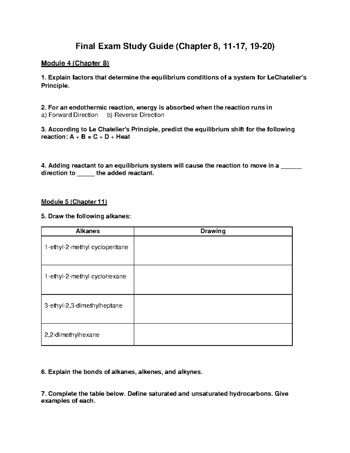 Final Exam Study Guide - CH8, 11-17, 19-20 Review Notes - Studocu