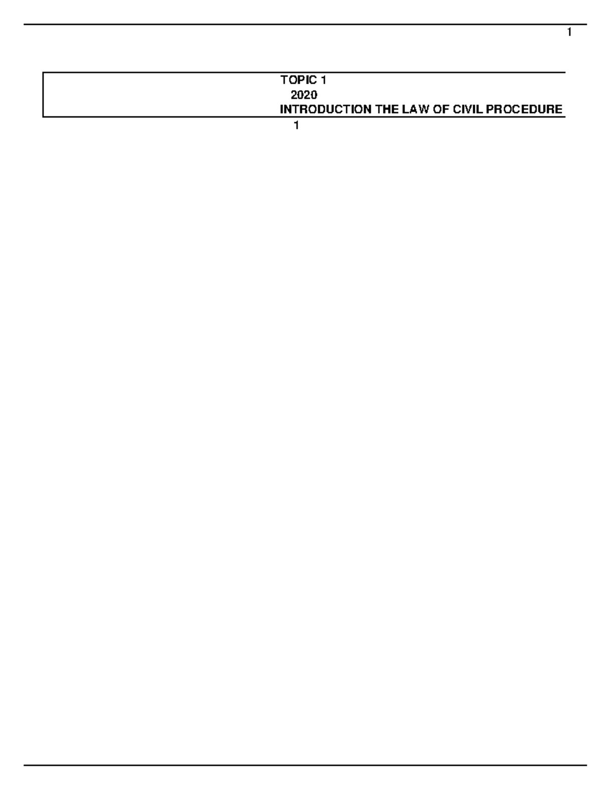 Final Exam Notes for Civil Procedure (CIVIL 101) - Studocu