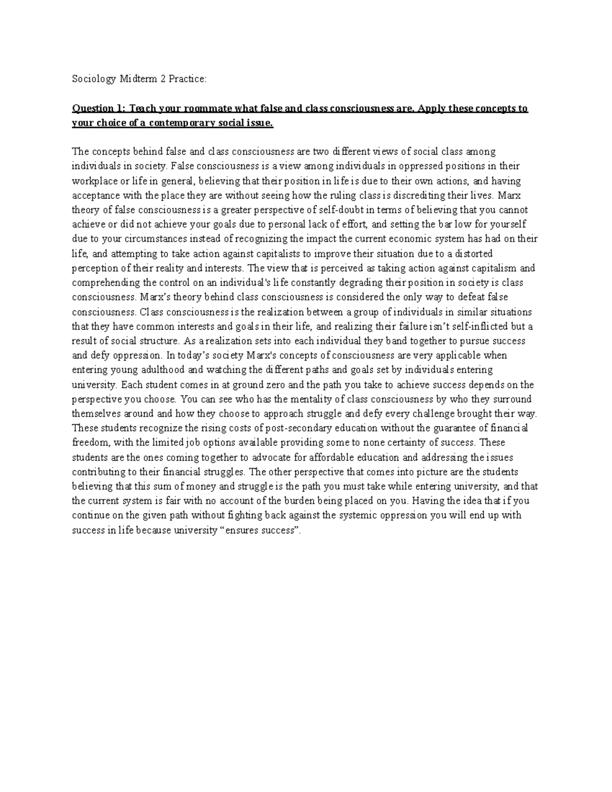 Sociology Midterm 2 Study Guide: Key Concepts & Theories Explained ...