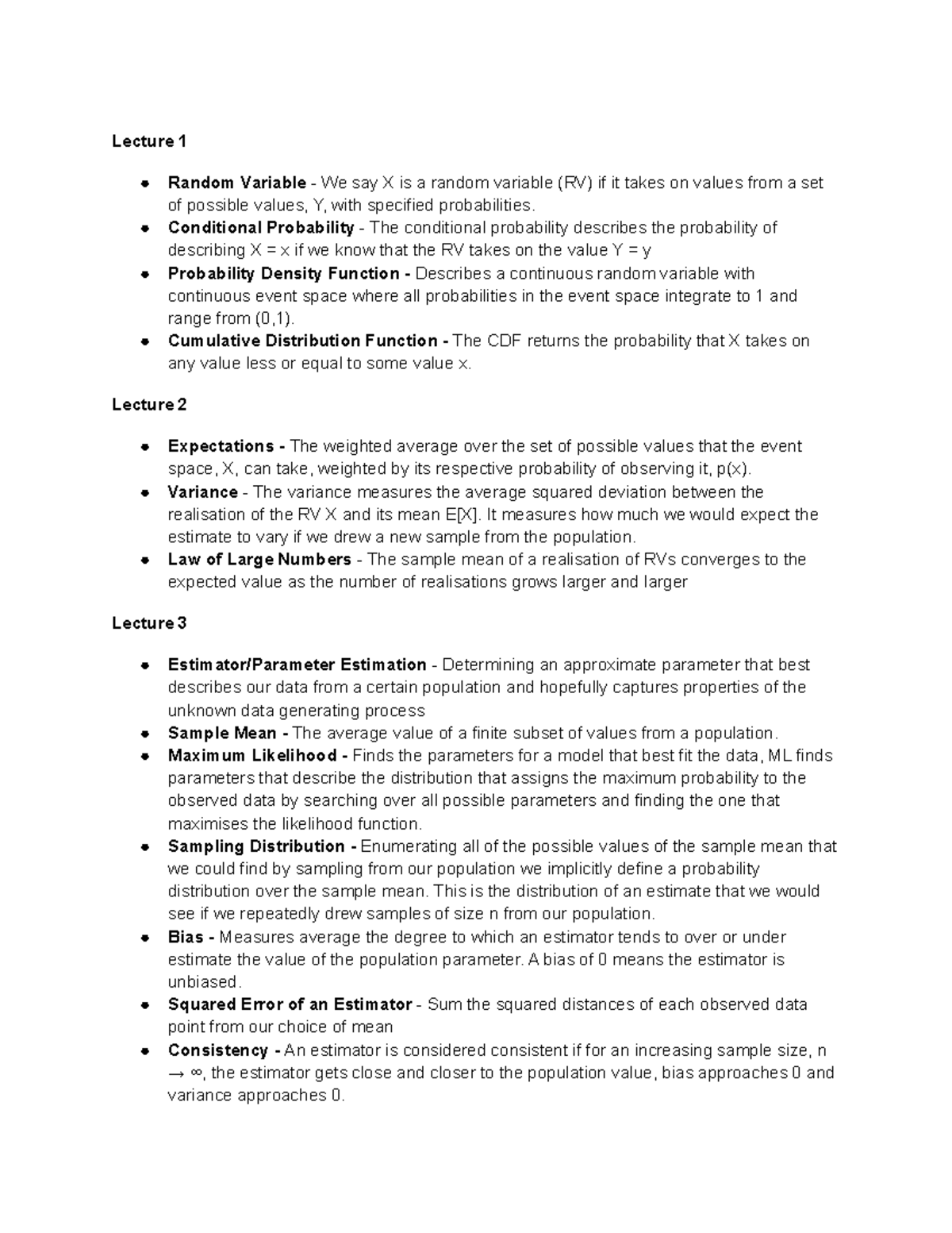 FIT2086 Final Exam Key Concepts and Definitions Review - Studocu