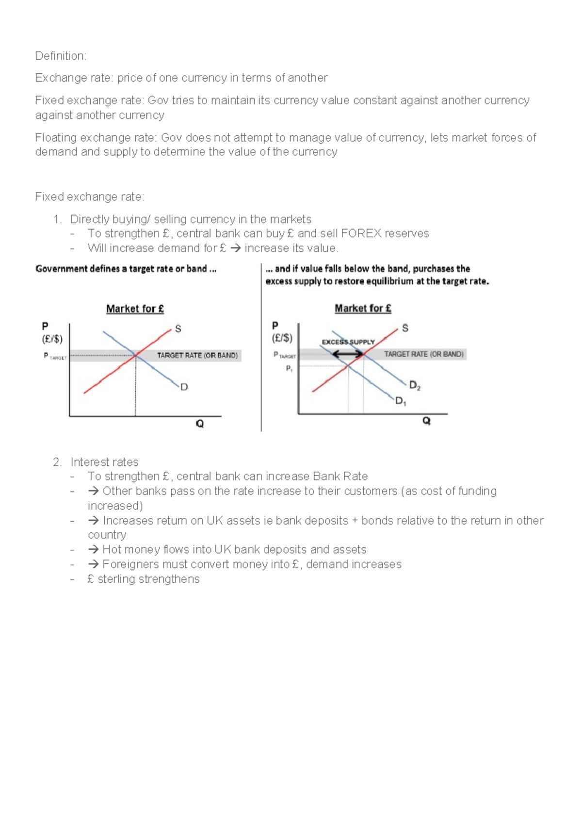 Exchange Rate Concepts and Analysis - ECON 101 Lecture Notes - Studocu