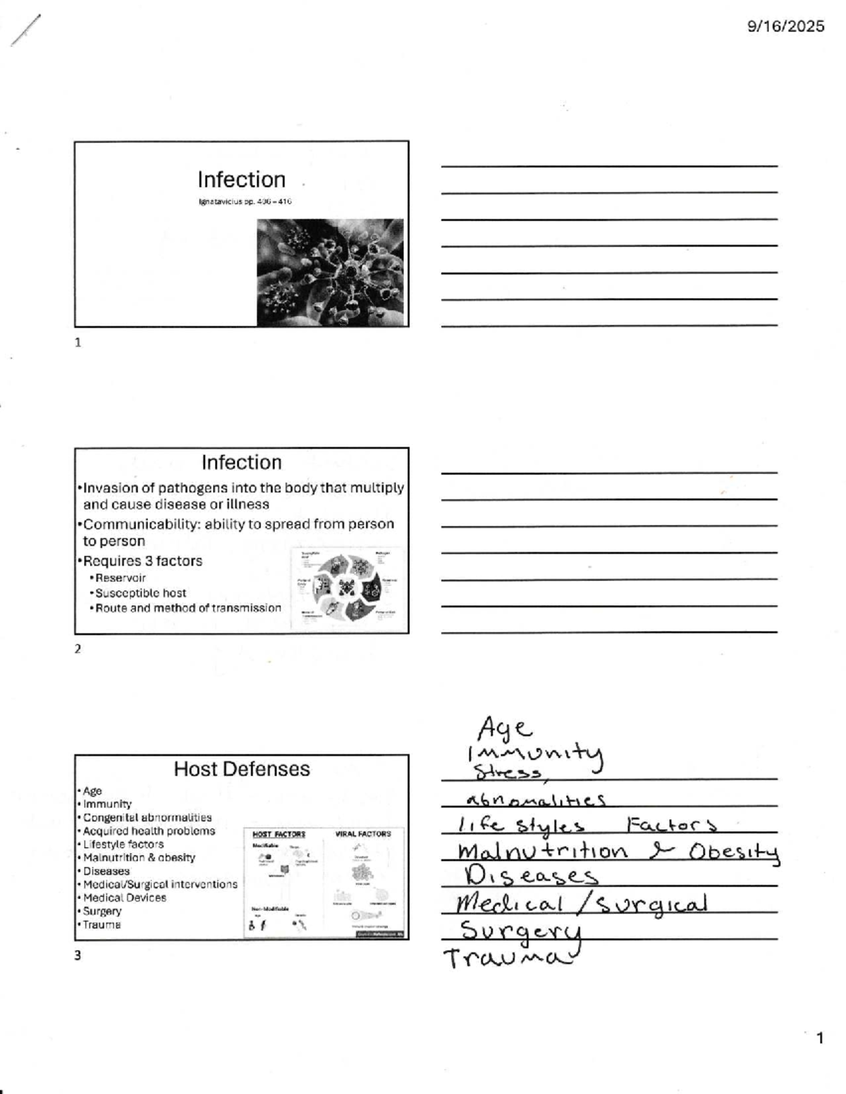 Final Exam Study Guide: Infection & Pathogen Dynamics [Course Code Here ...