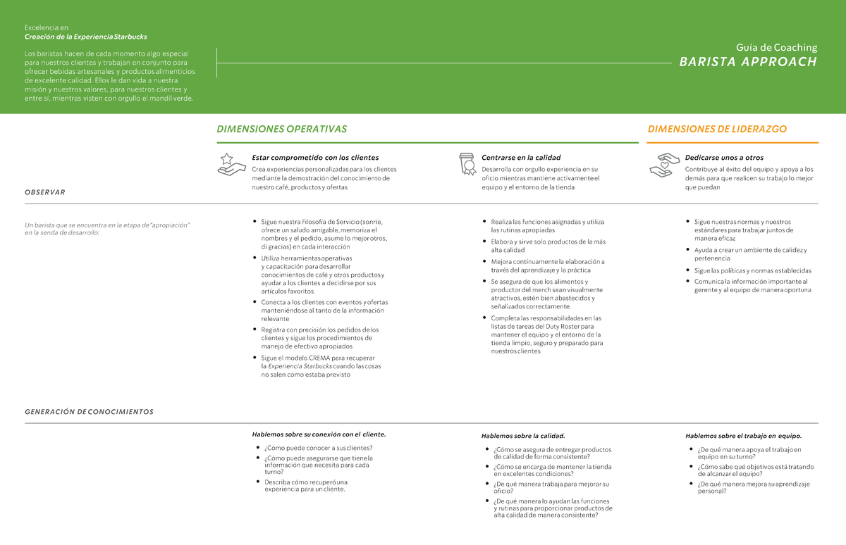 Barista Approach - Document Preview
