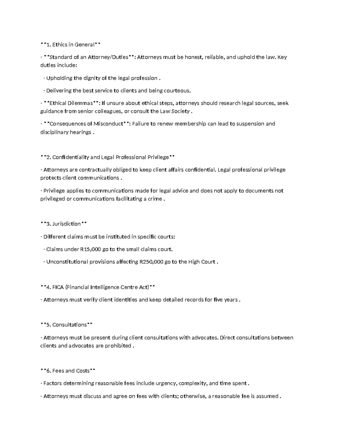 Ethics Revision Notes for Law 101: Key Concepts and Principles - Studocu