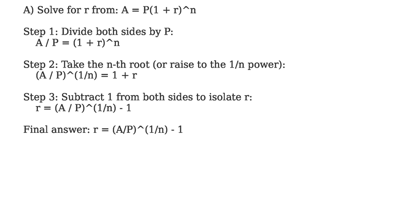 Worksheet - Solving for r and y in Algebra (AP Math) - Studocu