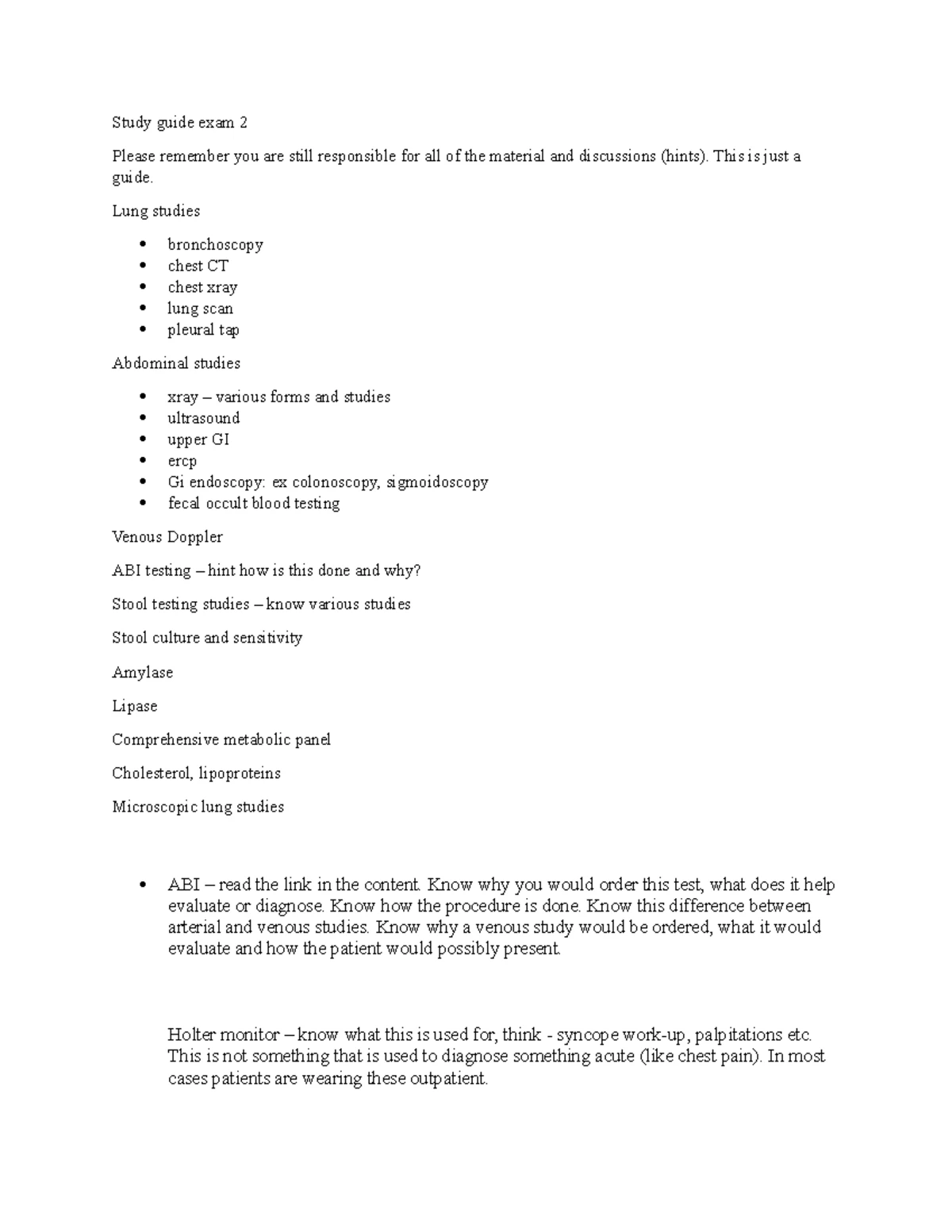 NSG 500 Quiz 1 Study Guide: Key Concepts & Assessment Techniques - Studocu