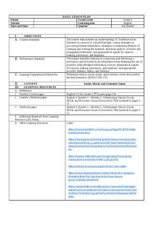 Dlp volleyball final - Detailed lesson plan in PE - DETAILED LESSON ...