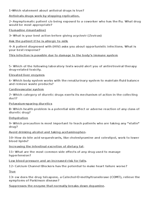 ATI Pharmacology Made Easy 4 0 the hematologic system A nurse is