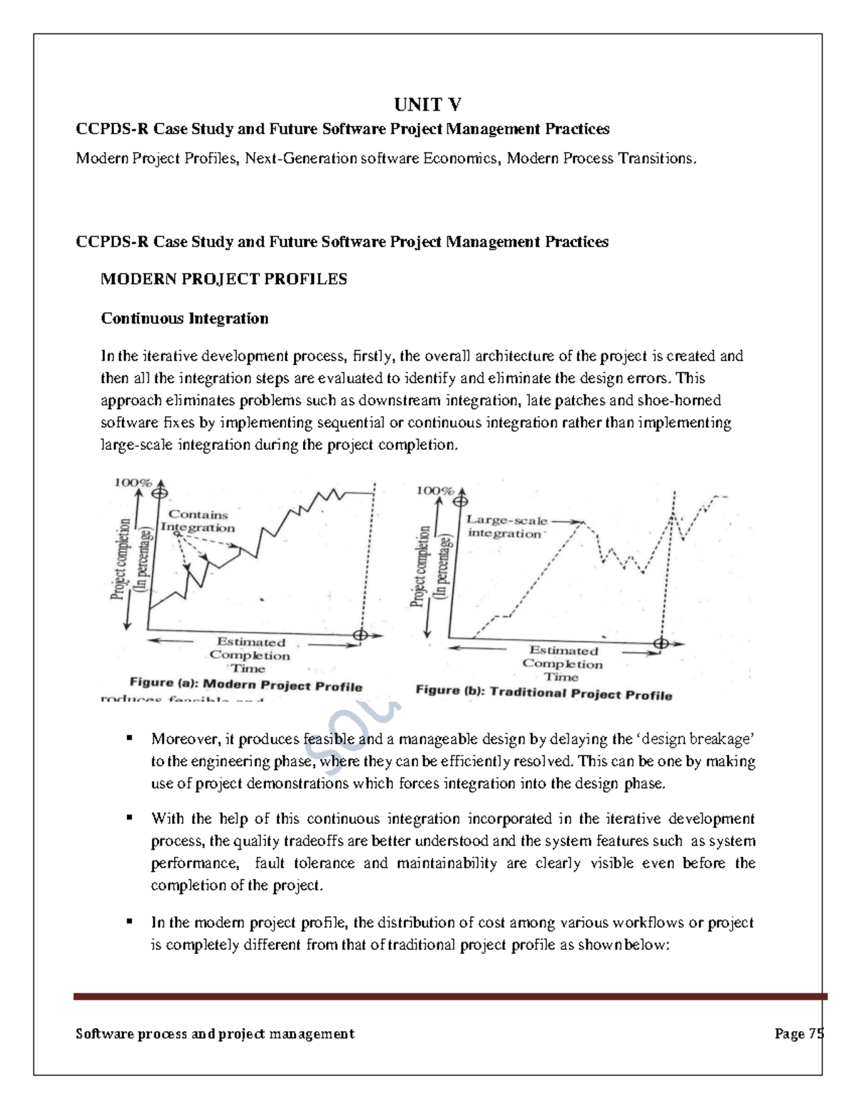 CCPDS-R Case Study: Modern Software Project Management (SPPM UNIT-5 ...