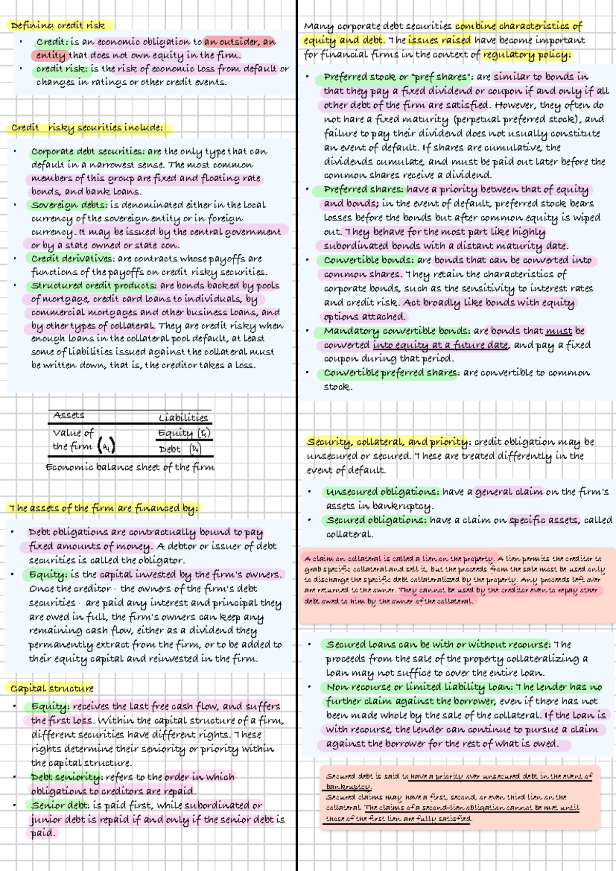 FRM CH5 - Financial Risk Management: Understanding Credit Risk - Studocu