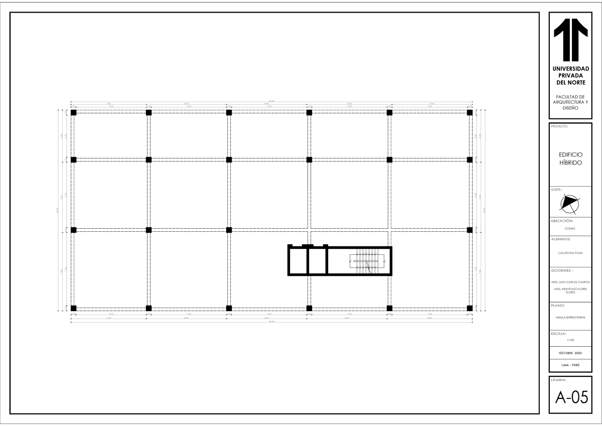 05 - Tarea - A- 1/ FACULTAD DE ARQUITECTURA Y DISEÑO LIMA - PERÚ ESCALA ...
