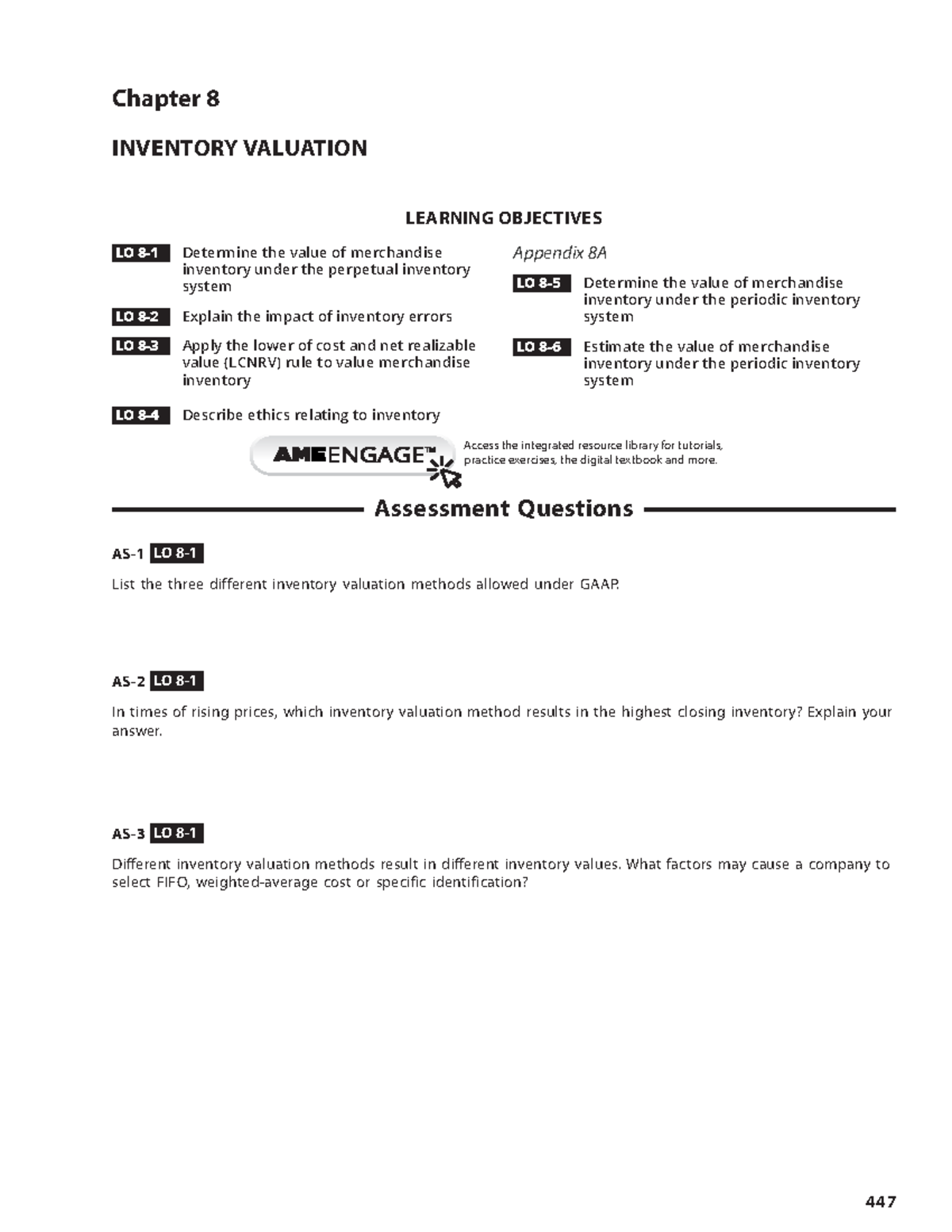 Chapter 8 Inventory Valuation Workbook - Assessment & Practice ...