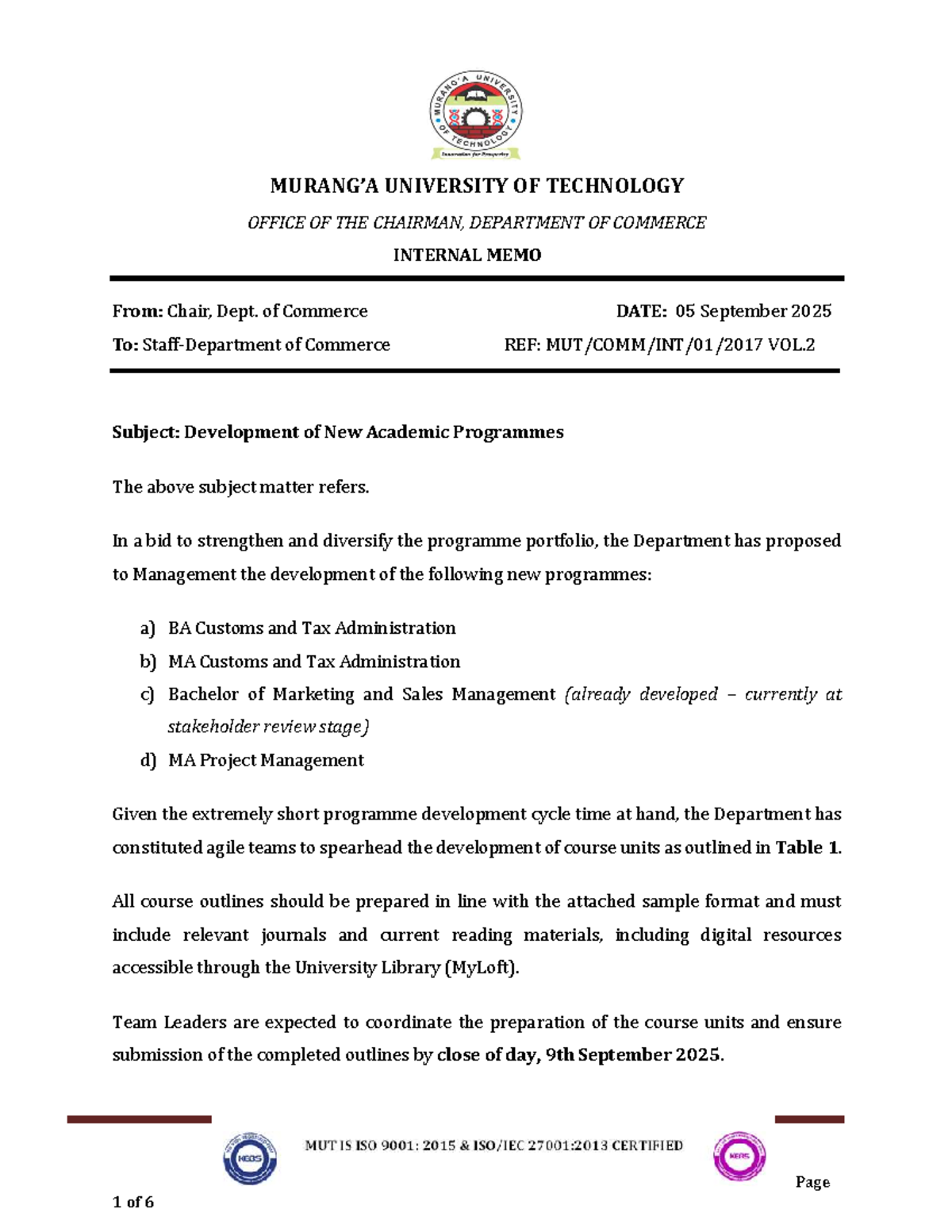 Agile Program Development for New Academic Programs - COM 2025 - Studocu