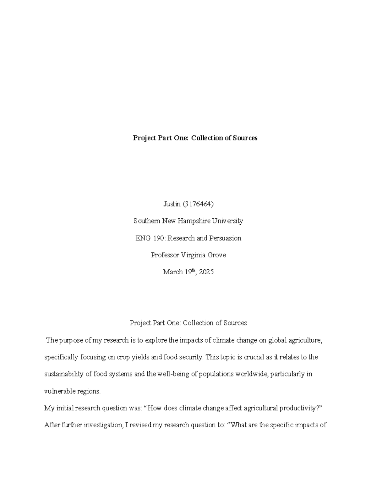 Module-3 - Module 3 assignment. - Project Part One: Collection of ...
