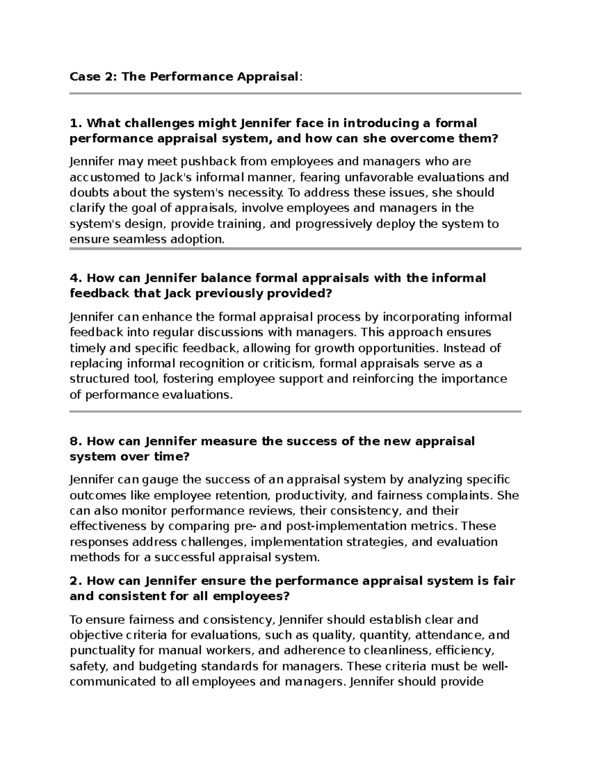 HRM 25-11: Challenges and Strategies for Performance Appraisal Systems ...
