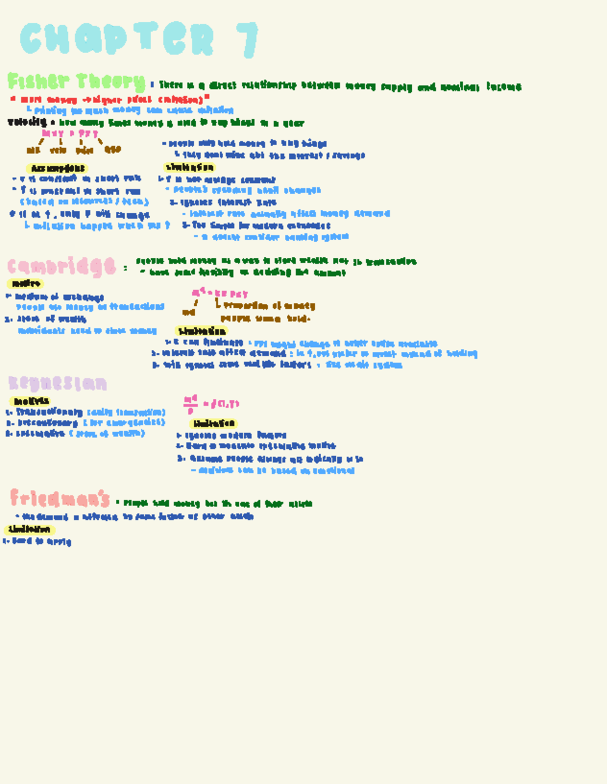 Chapter 7 Notes: Understanding Monetary Policy and Interest Rates - Studocu