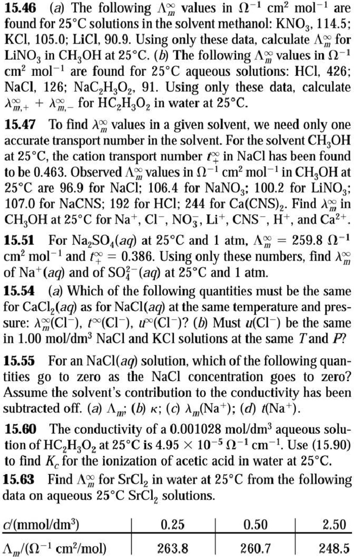 15.46-15.63 Calculations for ion transport numbers in solvents - Studocu